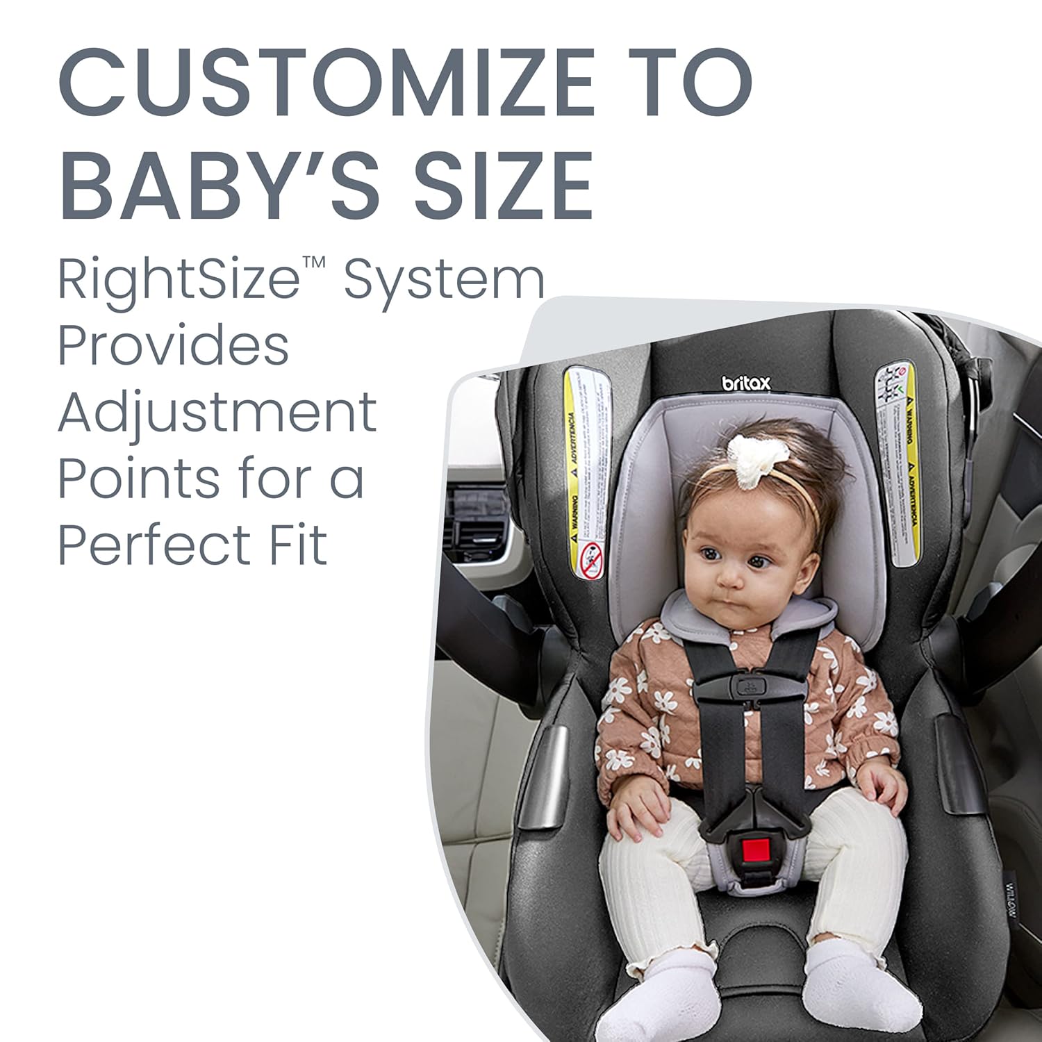 Britax Willow Brook Baby Travel System, Infant Car Seat and Stroller Combo with Aspen Base, ClickTight Technology, RightSize System and 4 Ways to Stroll, Graphite Glacier